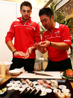 Jules Bianchi, Marussia F1 Team en la hora feliz del Marussia F1 Team