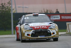Mads Ostberg and Jonas Andersson, Citroën DS3 WRC, Citroën Total Abu Dhabi World Rally Team