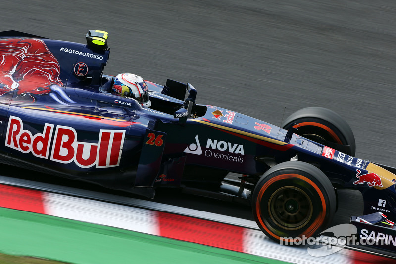 2014 год. За рулем болида (STR9) на первой пятничной тренировке