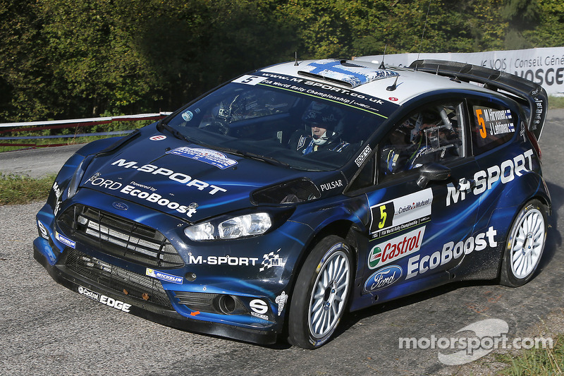 Mikko Hirvonen and Jarmo Lehtinen, M-Sport Ford Fiesta WRC