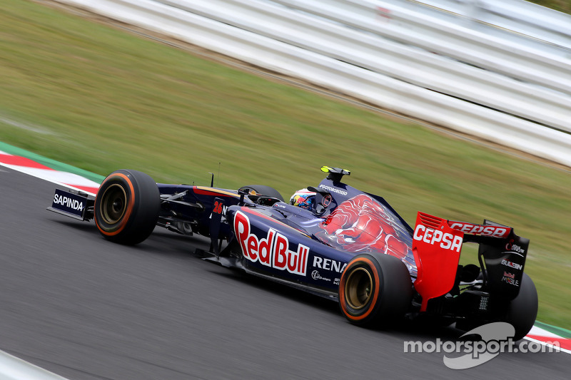 2014 год. За рулем болида (STR9) на субботней тренировке