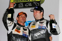 GTD podium: third place John Potter, Andy Lally
