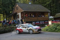 Mads Ostberg and Jonas Andersson, Citroën DS3 WRC, Citroën Total Abu Dhabi World Rally Team