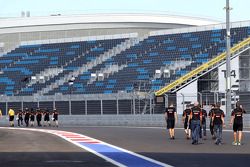 Lotus F1 Team track walk