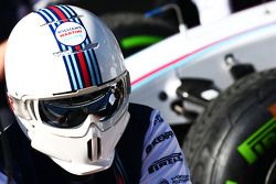 Williams effettua un pit stops