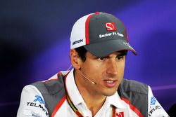 Adrian Sutil, Sauber, na coletiva de imprensa