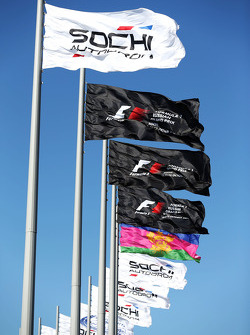 Sochi Autodrom flags