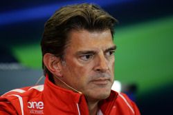 Graeme Lowdon, Marussia F1 Team Chief Executive Officer in the FIA Press Conference