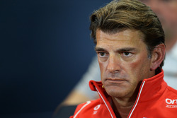 Graeme Lowdon, Marussia F1 Team Chief Executive Officer in the FIA Press Conference