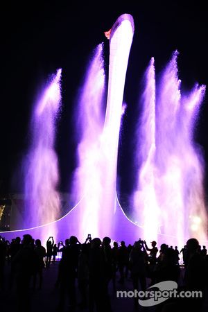 Fans at a concert in the Fanzone