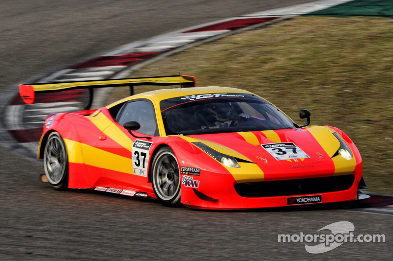 #37 BBT Ferrari 458 Italia GT3: Anthony Liu Xu, Davide Rizzo