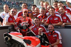 Polesitter Andrea Dovizioso, Ducati Team