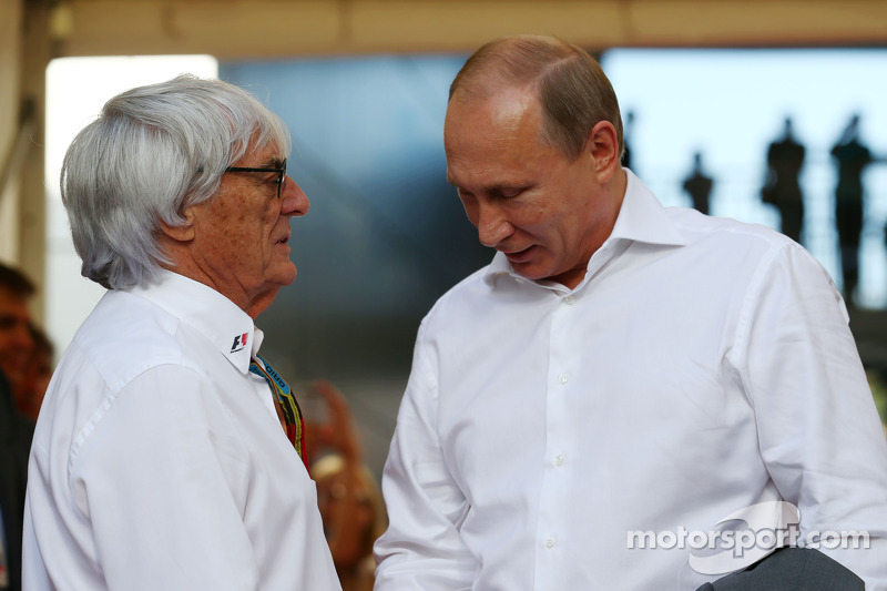 Bernie Ecclestone ve Vladimir Putin, Rusya Başkanı