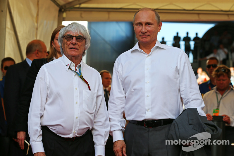 Bernie Ecclestone ve Vladimir Putin, Rusya Başkanı
