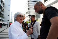 Bernie Ecclestone avec Gérard Lopez