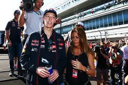 Daniil Kvyat, Scuderia Toro Rosso on the drivers parade