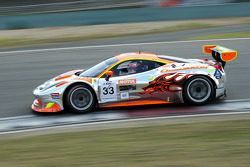 #33 Clearwater Racing Ferrari 458 GT3: Keita Sawa, Matt Griffin