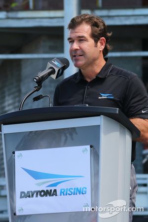 Joie Chitwood speaks at the event