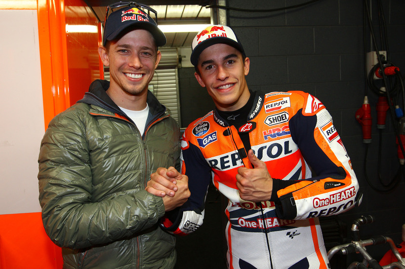 Casey Stoner and Marc Marquez