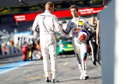 Maxime Martin (BEL) BMW Team RMG BMW M4 DTM and Antonio Felix da Costa (POR) BMW Team MTEK BMW M4 DTM