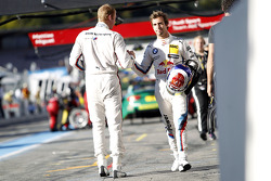 Maxime Martin (BEL) BMW Team RMG BMW M4 DTM and Antonio Felix da Costa (POR) BMW Team MTEK BMW M4 DTM