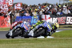 Valentino Rossi en Jorge Lorenzo