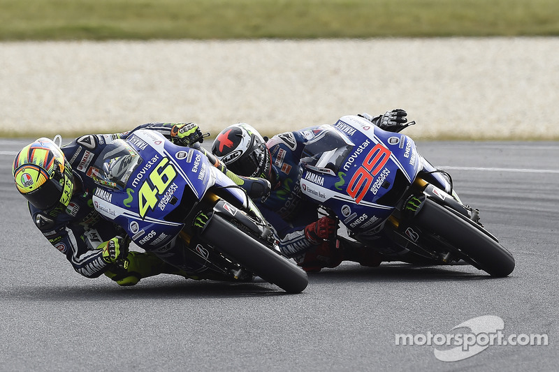 Valentino Rossi e Jorge Lorenzo