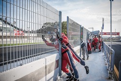 Sebastian Loeb Racing Team Celebrating