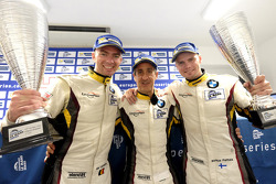 GTC class race winners Bas Leinders, Henry Hassid, Markus Palttala