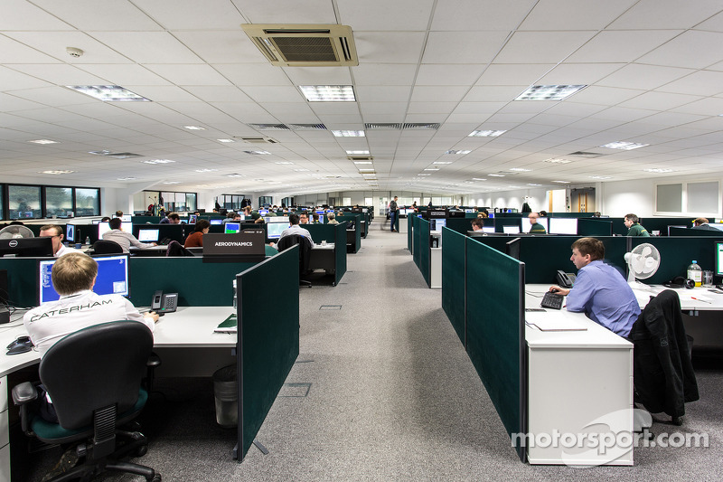 Tour of Caterham F1 Team's Leafield factory