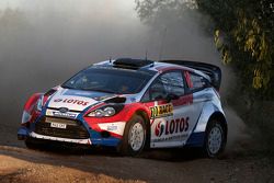 Robert Kubica and Maciek Szczepaniak, Ford Fiesta WRC