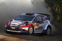 Robert Kubica and Maciek Szczepaniak, Ford Fiesta WRC