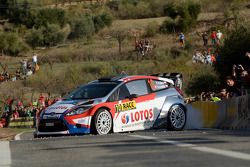 Robert Kubica and Maciek Szczepaniak, Ford Fiesta WRC