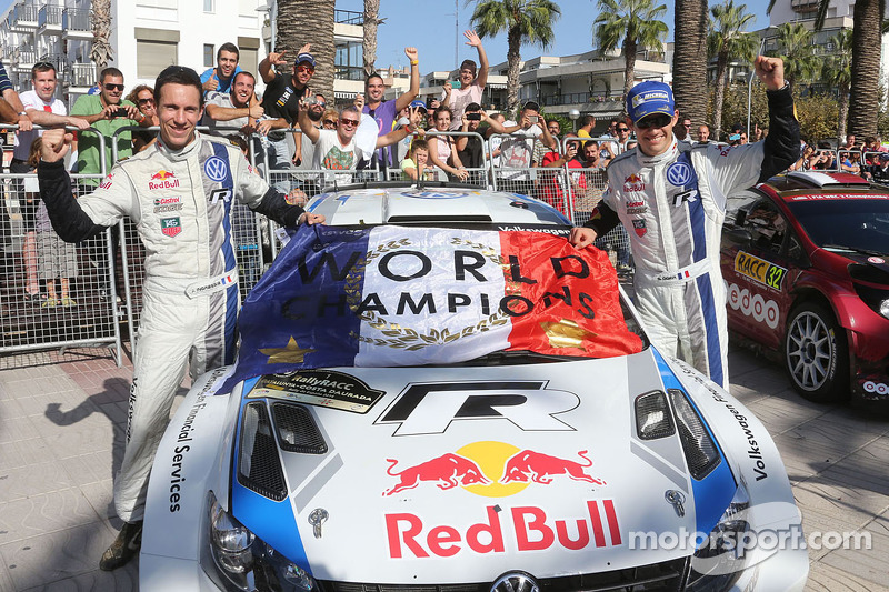 Champions WRC 2014 Sébastien Ogier et Julien Ingrassia, Volkswagen Polo WRC, Volkswagen Motorsport