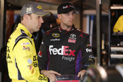 Matt Kenseth and Denny Hamlin