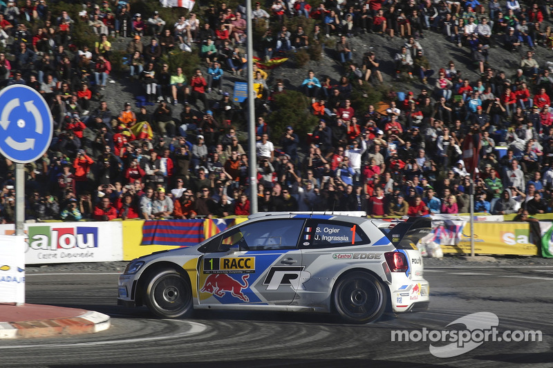 Sébastien Ogier，和Julien Ingrassia, 大众 Polo WRC, 大众 Motorsport