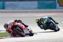 Marc Márquez y Valentino Rossi