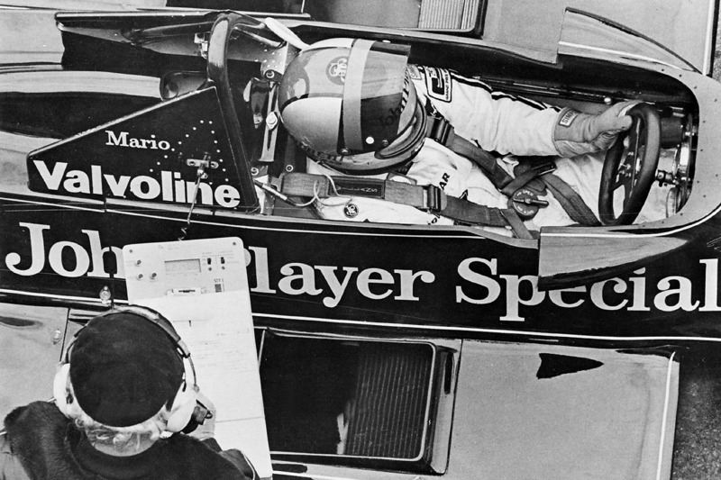 Mario Andretti 79, mit Colin Chapman