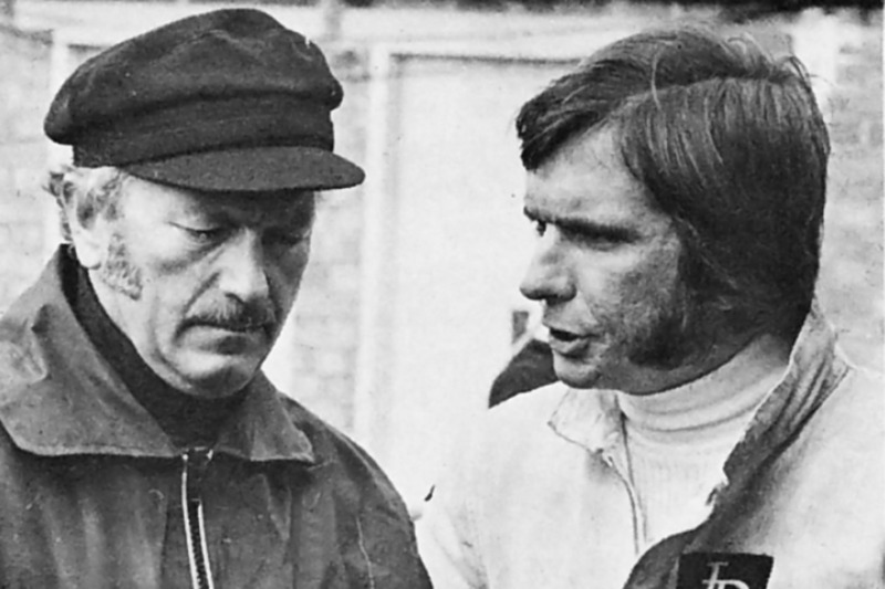 Emerson Fittipaldi en Colin Chapman