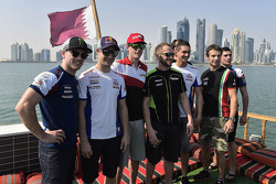 The World Superbike Drivers enjoy a trip around the bay