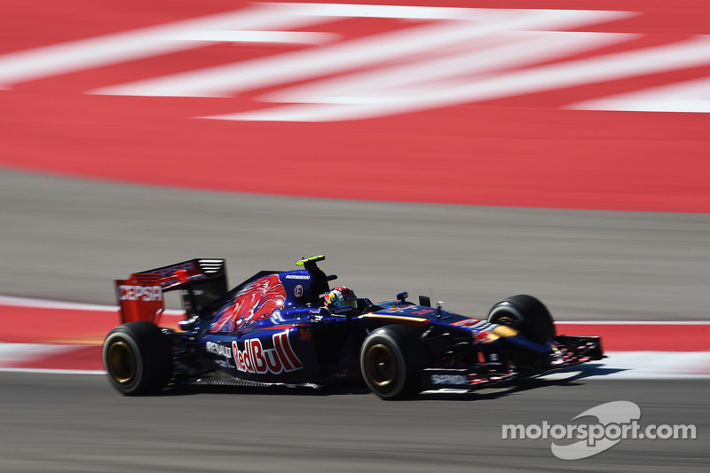 2014 год. За рулем болида Toro Rosso STR9 на пятничной тренировке
