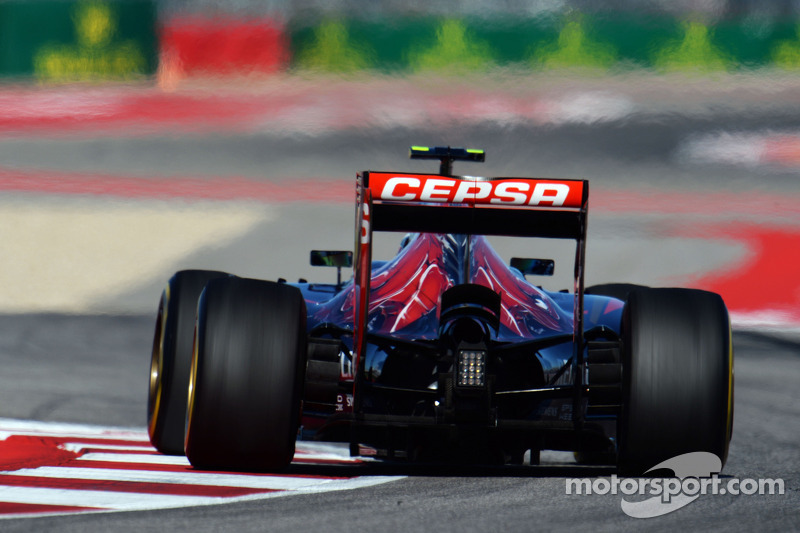 2014 год. За рулем болида Toro Rosso STR9 на пятничной тренировке