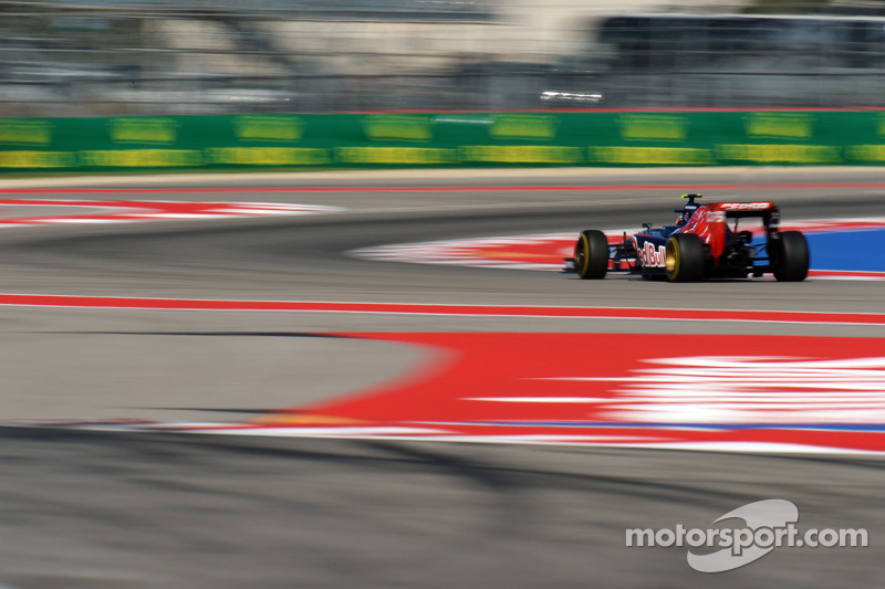 2014 год. За рулем болида Toro Rosso STR9 на пятничной тренировке
