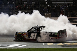Kyle Busch celebrates