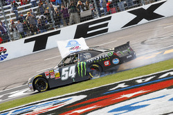 Kyle Busch celebrates