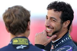 Daniel Ricciardo, Red Bull Racing and Sebastian Vettel, Red Bull Racing