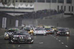 Start: #1 Belgian Audi Club Team WRT Audi R8 LMS Ultra: Cesar Ramos, Laurens Vanthoor leads