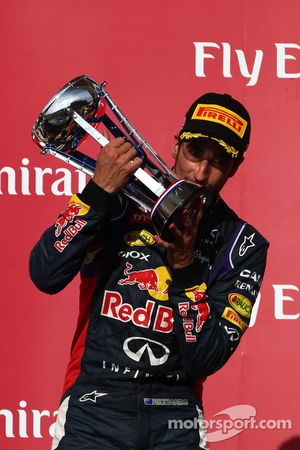 3rd place Daniel Ricciardo, Red Bull Racing RB10