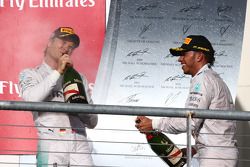 1. Lewis Hamilton, Mercedes AMG F1; 2. Nico Rosberg, Mercedes AMG F1