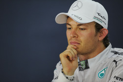 Nico Rosberg, Mercedes AMG F1 in the FIA Press Conference